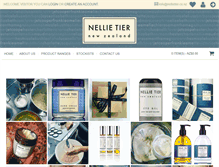 Tablet Screenshot of nellietier.co.nz